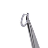 Genuine 14kt Diamond Huggies