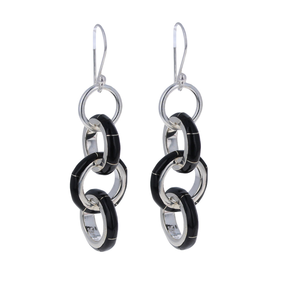 Onyx Rolo Stone Dangles