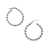 Everyday Beaded Hoops