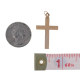 Large Gold Filled Cross Charm