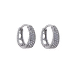 Mini Tapered CZ Huggies