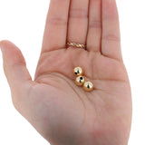 8mm Gold Filled Seamless Beads