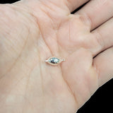 Oval Magnetic Sterling Siver Clasp