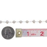 Wire Wrapped Freshwater Pearl Chain