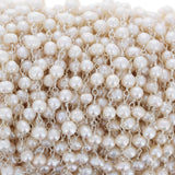 Wire Wrapped Freshwater Pearl Chain