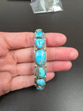 Abstract Cut Turquoise Cuff