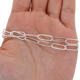 6mm Large Paperclip Chain