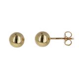 14KT Ball Stud Earrings