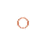 6mm 20gauge Rose Gold Filled Closed Jump Rings