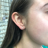 Vermeil Initial Studs