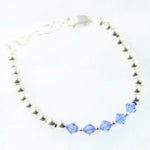 Children's Swarovski Crystal Sterling Bracelet