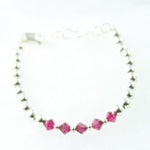 Children's Swarovski Crystal Sterling Bracelet