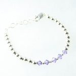 Children's Swarovski Crystal Sterling Bracelet