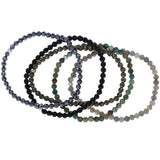 Stone Micro Bead Stretch Bracelet