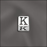 4.5mm Letter Block Beads