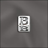 4.5mm Letter Block Beads