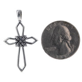 Large Cut Out Cross Charm