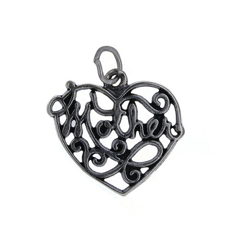 Mother in Heart Charm