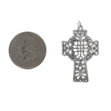 Large Filigree Cross Charm