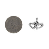 Double Heart Charm