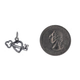 Heart and Key Charm