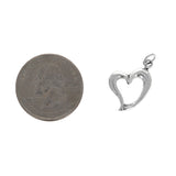 Open Heart Charm
