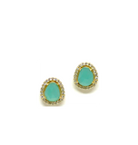 Baby Amazonite Studs