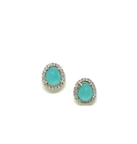 Baby Amazonite Studs