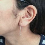 Modern Wire Half Hoop