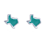 Teenie Texas Enamel Studs