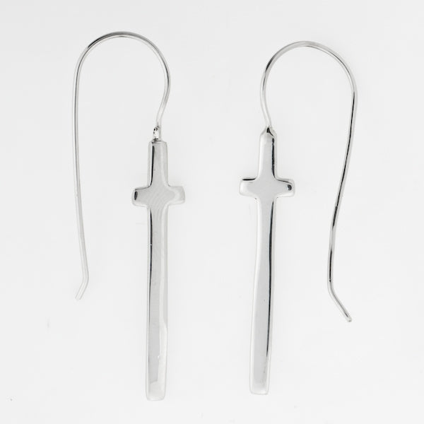 Cross Spike Earrings