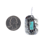 Artisan Turquoise Rectangle Drops