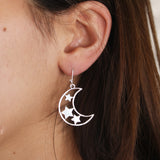 Moon and Star Dangles