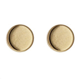 14KT Gold Disc Studs