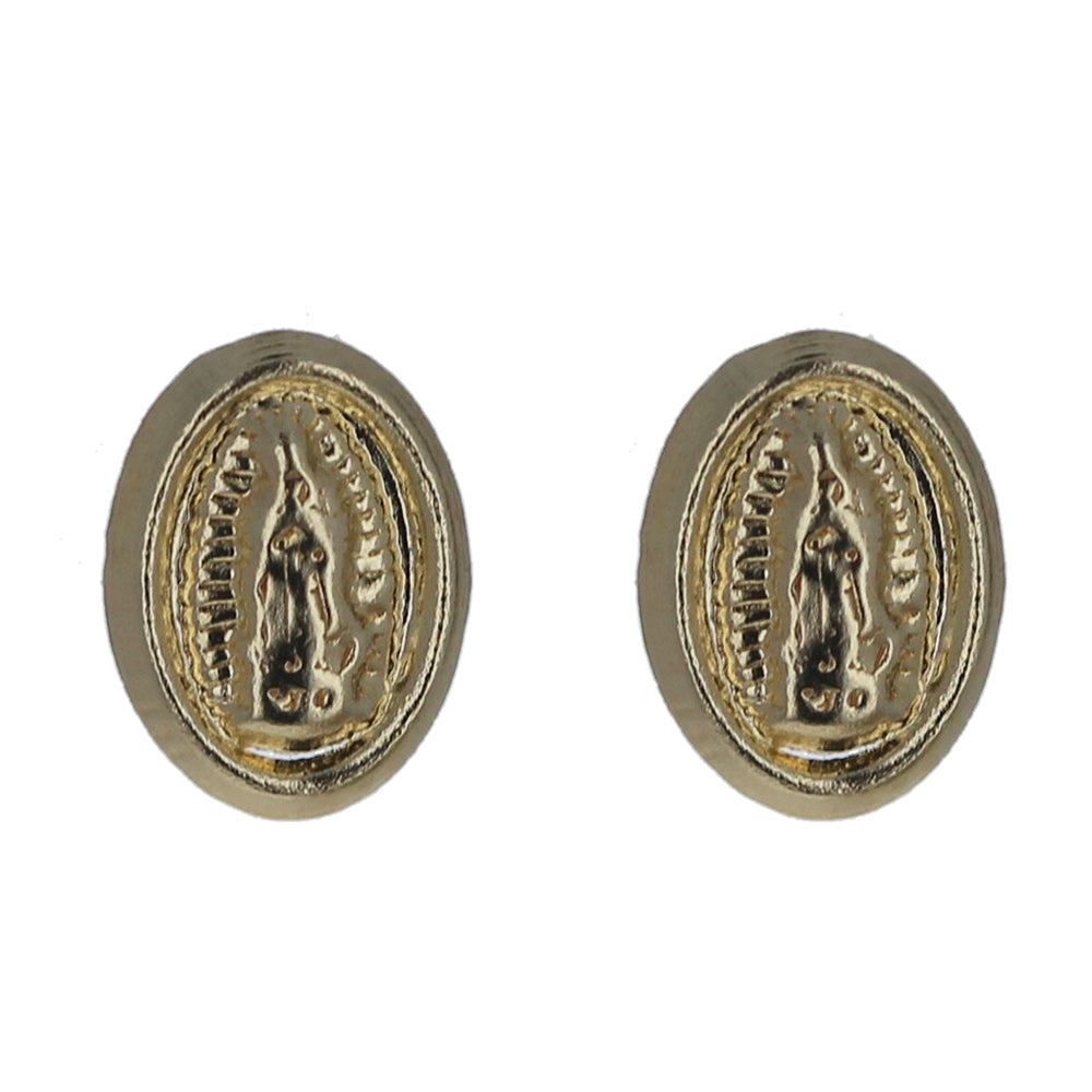 14KT Gold Guadalupe Studs
