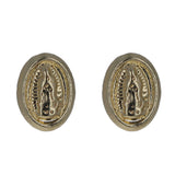 14KT Gold Guadalupe Studs