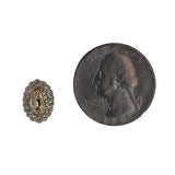 14KT Gold Guadalupe CZ Studs