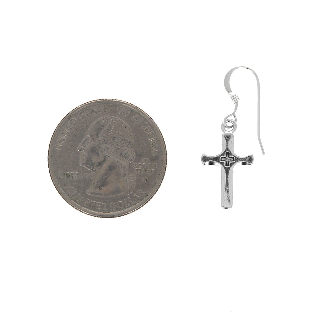 Cross Dangle Earrings