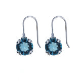 Blue Victorian CZ Dangles