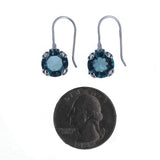 Blue Victorian CZ Dangles