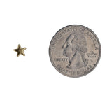 14KT Gold Star Studs