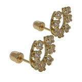 14kt Gold Horseshoe Studs