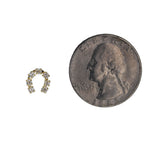 14kt Gold Horseshoe Studs