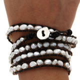 Freshwater Pearl Wrap Bracelet