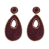 Large Teardrop Seed Bead Posts