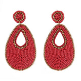 Large Teardrop Seed Bead Posts