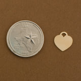 Heart Shaped Gold Blanks
