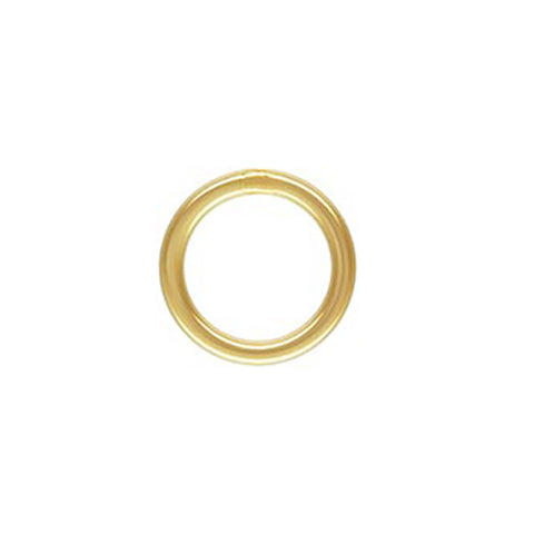 8mm 18 Gauge Gold Filled Closed Jump Ring