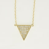 Pave Point Necklace