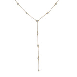 Y Necklace, Cubic Zirconia, 18 inch